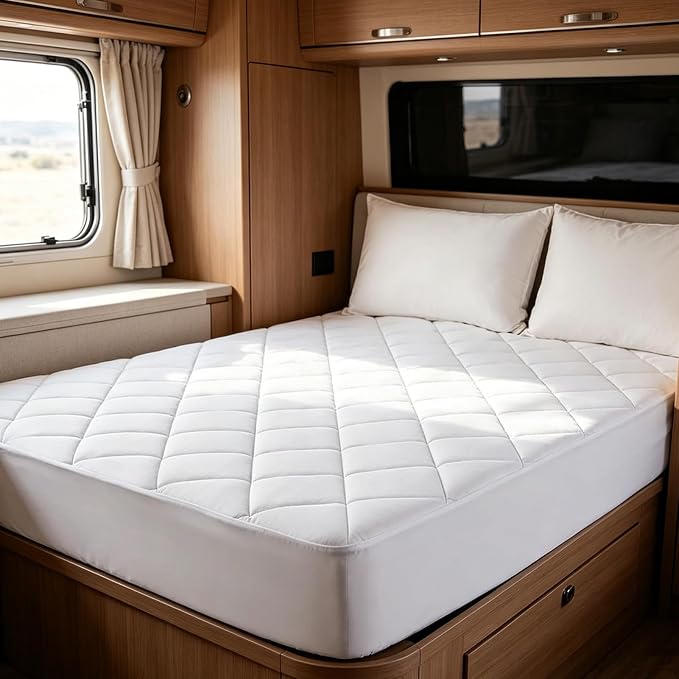 Kingnex 60x75 RV Short Queen Mattress Topper by Kingnex