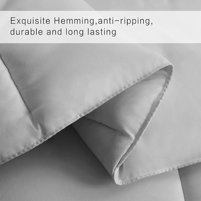 COHOME Oversized King Size Comforter, All-Season Quilted Down Alternative Duvet - Image 4