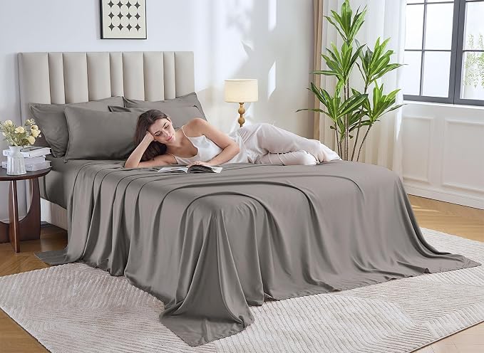 King Pillowcases by Pure Bamboo, Genuine 100% Organic Viscose Derived from - Image 4