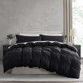 Nestl Black Duvet Cover Full Size by Nestl