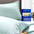 Thread Spread 100% Egyptian Cotton Pillow Cases Queen Size Set of 2 by THREADSPREAD