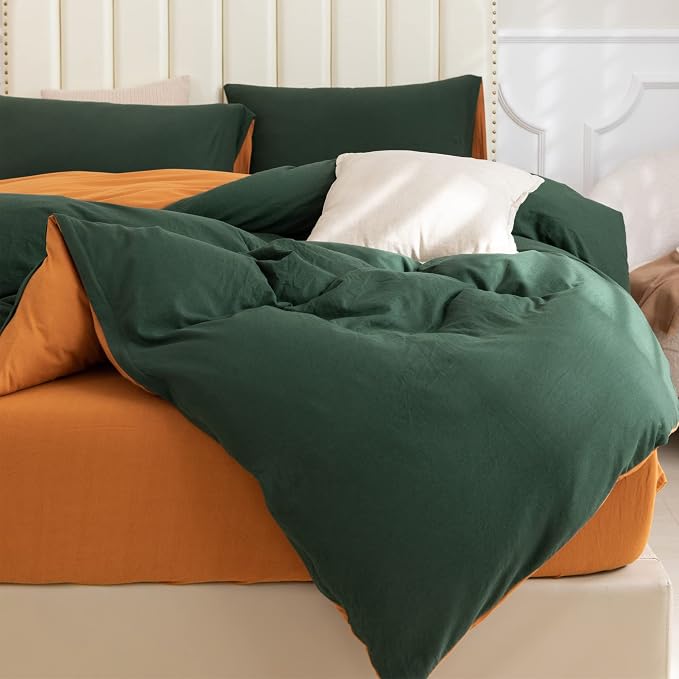 PURE ERA Jersey Knit Duvet Cover Set 100% T-Shirt Cotton Super Soft Comfy 3pc - Image 3