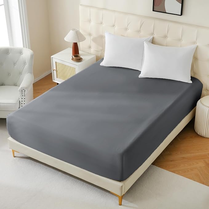 Bulk Twin Fitted Sheet Only Deep Pocket 6 Pack, Quick Sort Bottom Bed Sheets - Image 2