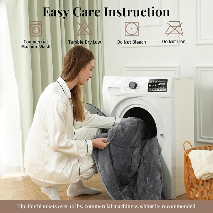Topblan Sherpa Fleece Weighted Blanket - Image 6