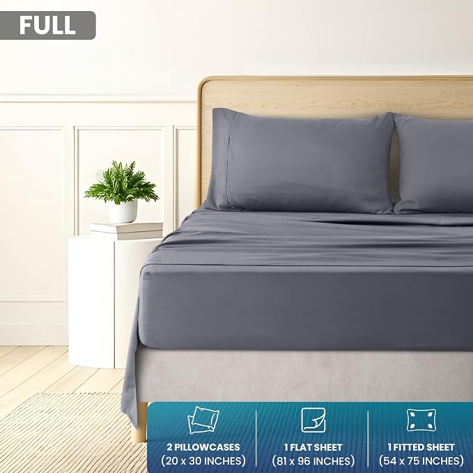 Utopia Bedding Full Size 4 Piece Sheet Set - Image 2