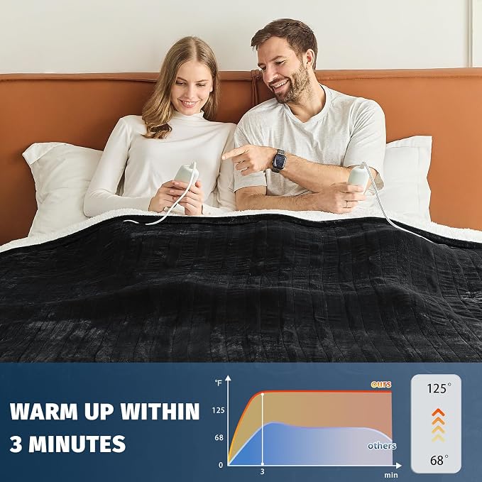 Heated Electric Blanket Queen Size - Image 5