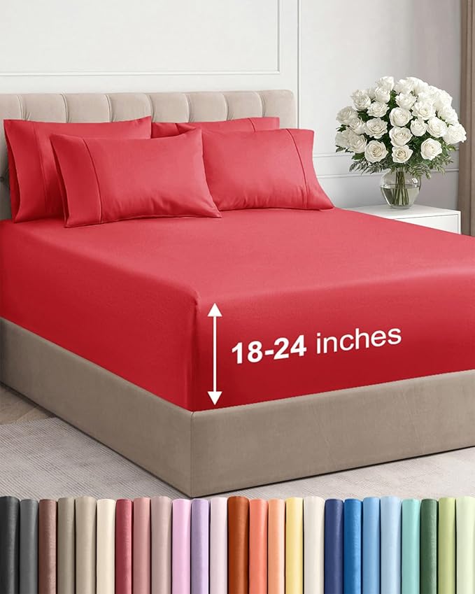 Extra Deep King Sheet Set by CGKUnlimited
