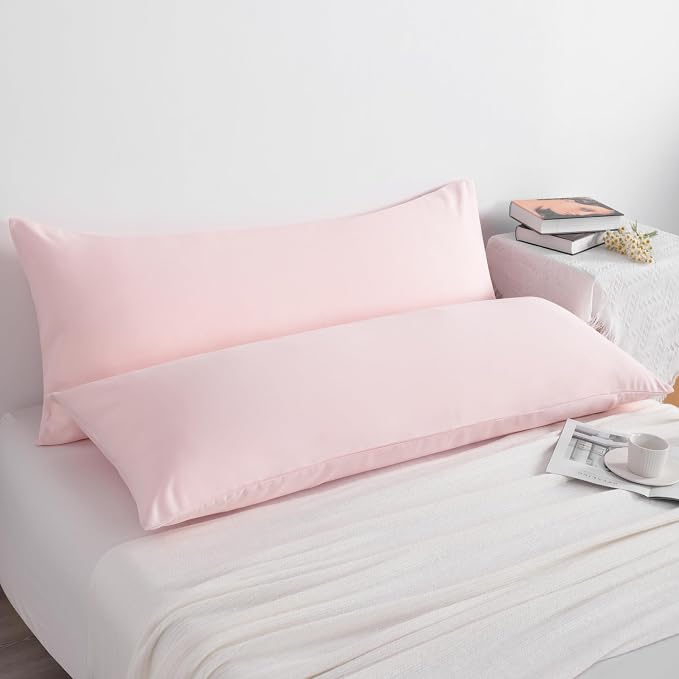 NTBAY Body Pillow Cases Set of 2, 2 Pack Brushed Microfiber 20x54 Pillow Cases - Image 5