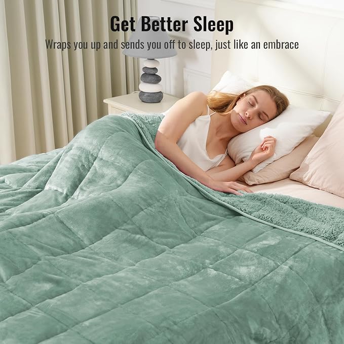 Uttermara Weighted Blankets for Adults Queen Size, 20lbs 60x80 inches Blanket - Image 3