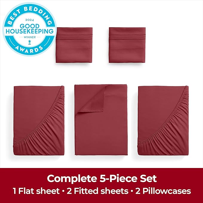 Mellanni Extra Deep Split King Sheets - Image 4