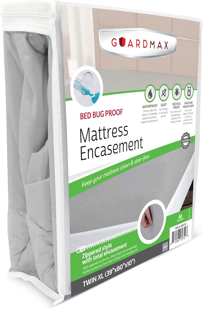 Guardmax Jersey Knitted Twin XL Zippered Mattress Encasement by Guardmax