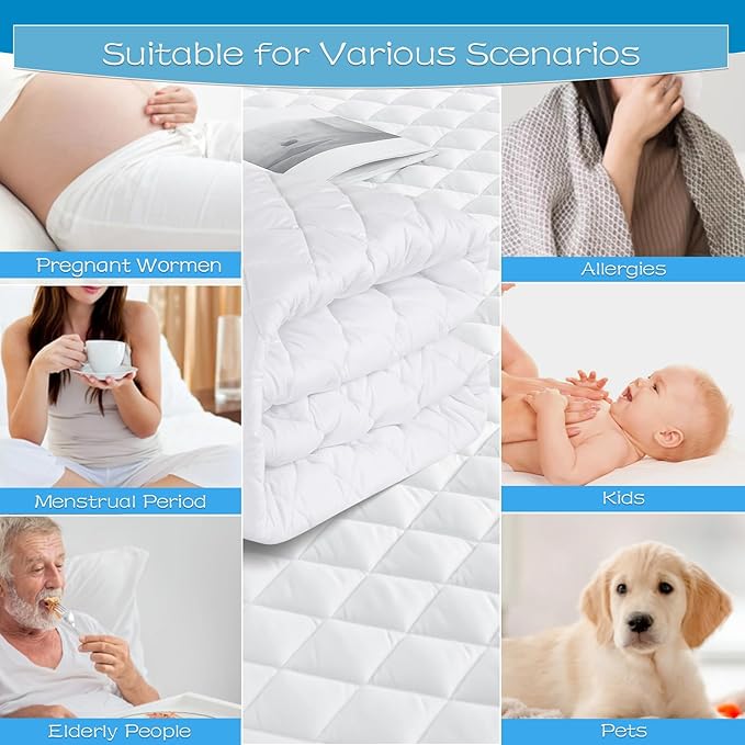 GRT Waterproof Sofa Bed Mattress Pad - Image 5