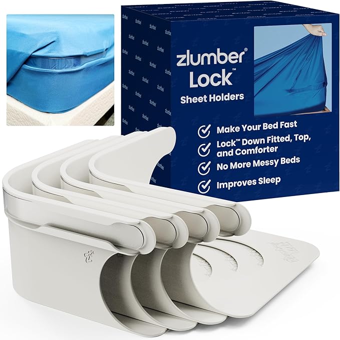 The Original USA Patented ZlumberLock – Secure Sheet Holder by Zlumber