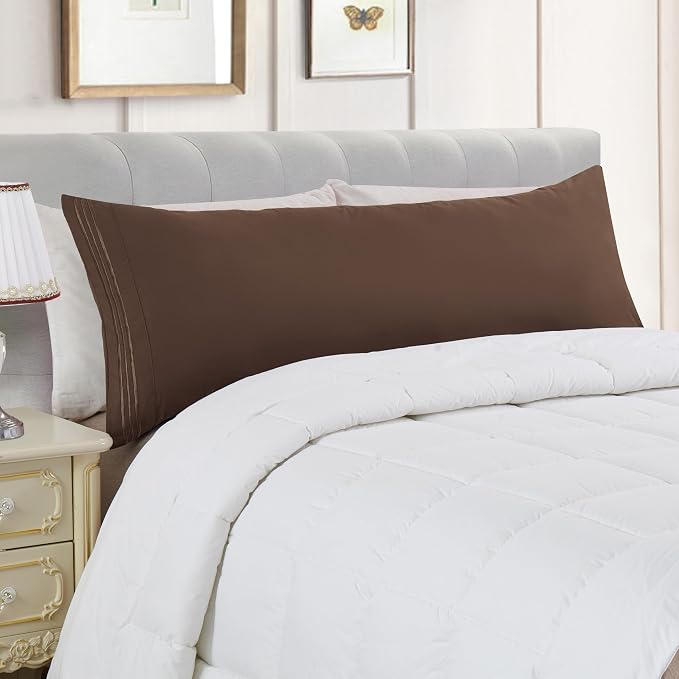 Elegant Comfort Luxury Ultra-Soft 1-Piece Body Pillowcase - Image 2
