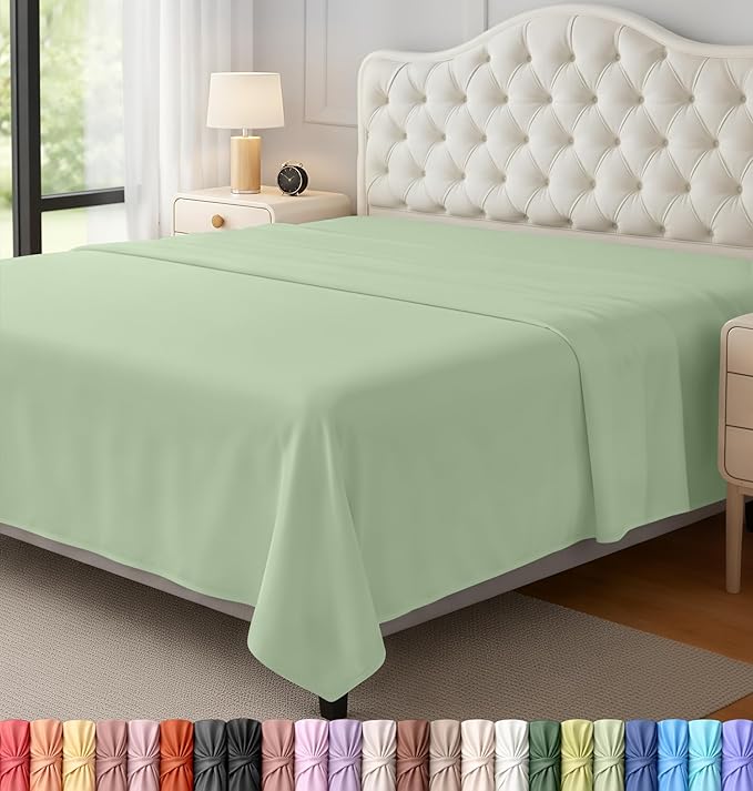 Utopia Bedding Flat Sheet by UTOPIABEDDING