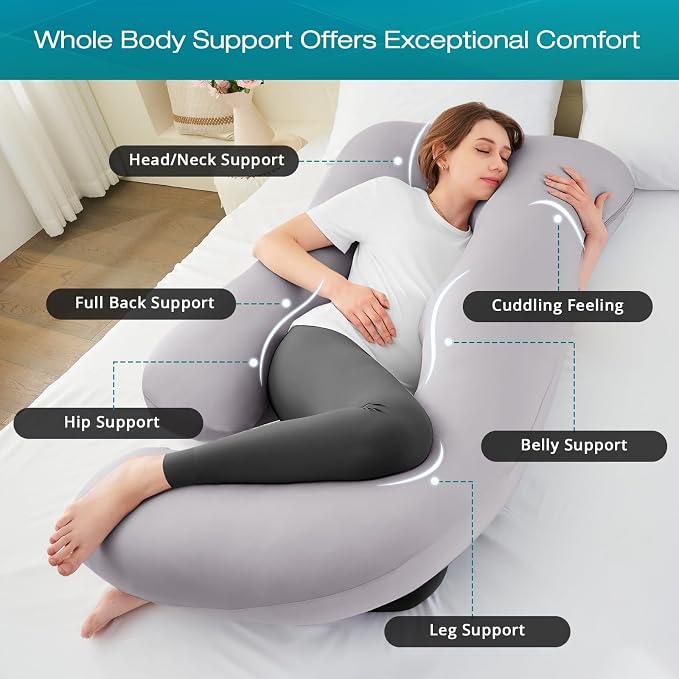 Sasttie Cooling Pregnancy Pillows - Image 2