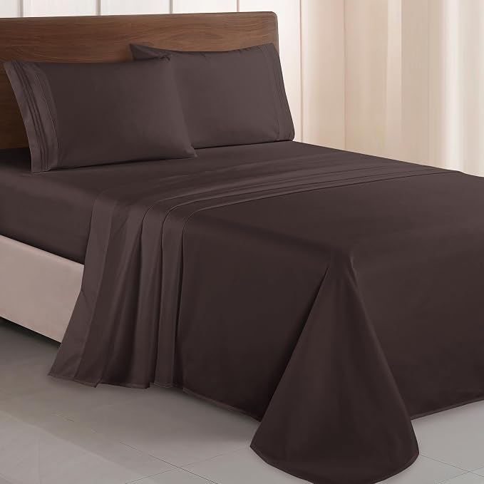 Elegant Comfort Luxurious 1500 Premium Hotel Quality Microfiber Three Line by ELEGANTCOMFORT