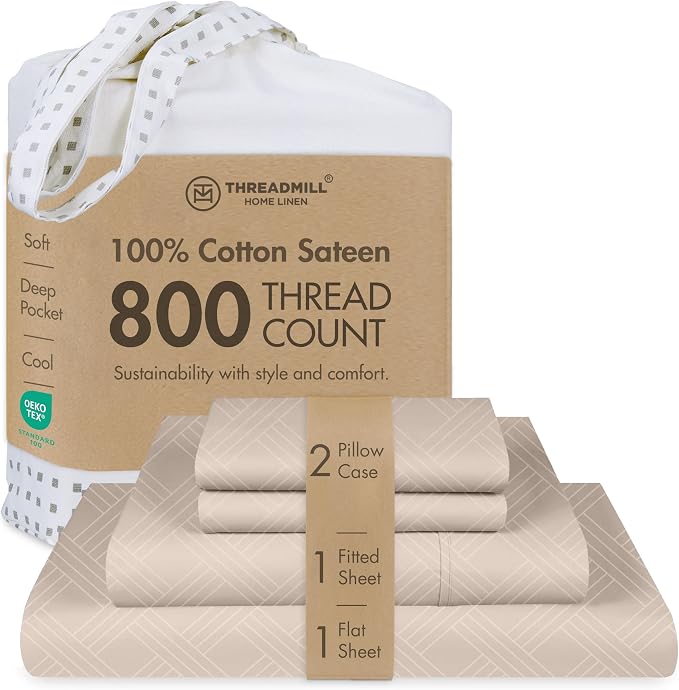 Threadmill Luxury Full Size Sheets by ThreadmillHomeLinen