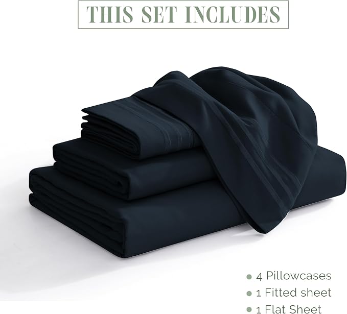 Elegant Comfort Luxurious 1500 Premium Hotel Quality Microfiber Three Line - Image 3