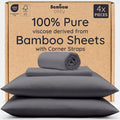 Bambaw 100% Viscose Derived from Bamboo Sheet Set Full Size – 4pcs Cooling by Bambaw