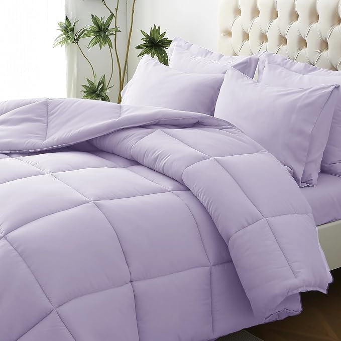 JOLLYVOGUE Twin Comforter Set, Ultra-Soft Bed in a Bag Twin Size 5 Pieces - Image 5
