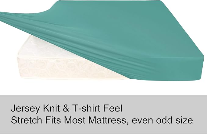 Soft Stretch Twin Size Fitted Sheet Only - Image 3