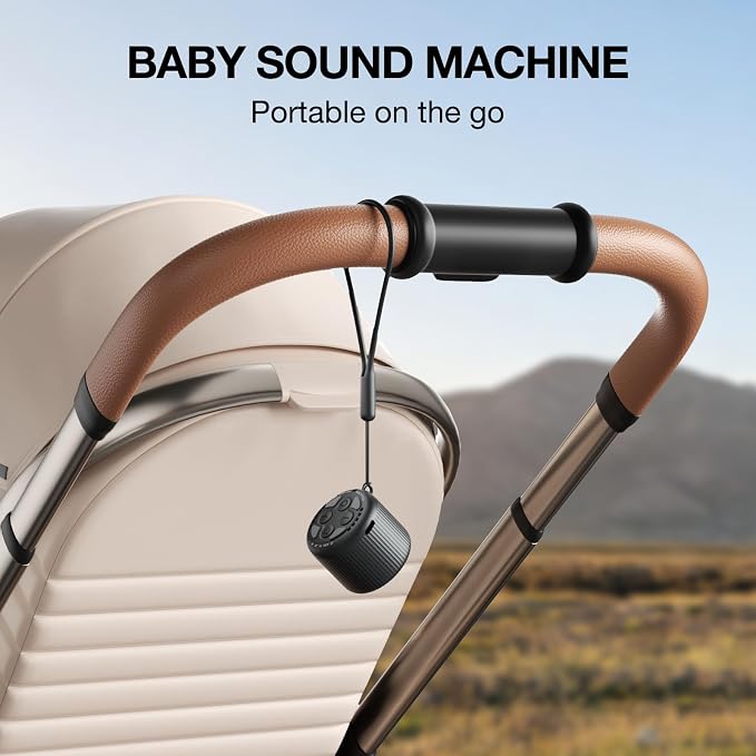 White Noise Machine Baby Portable Sound Machine, LEICEX Travel Sound Machine - Image 5