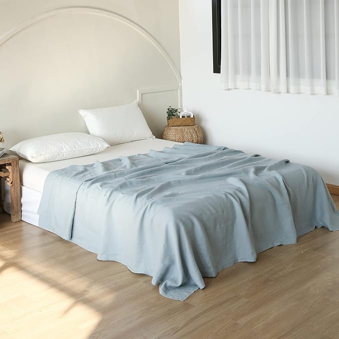 Simple&Opulence French Linen Flat Sheet by SimpleOpulence