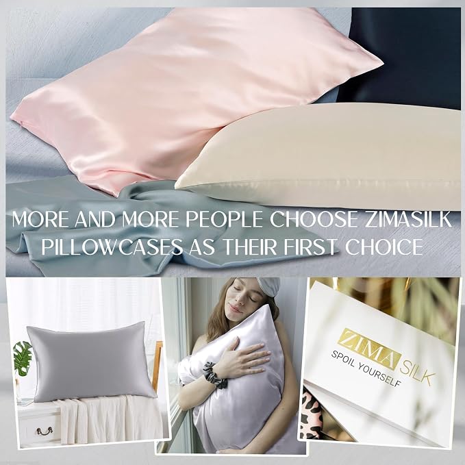 ZIMASILK 100% Pure Mulberry Silk Pillowcase - Image 6