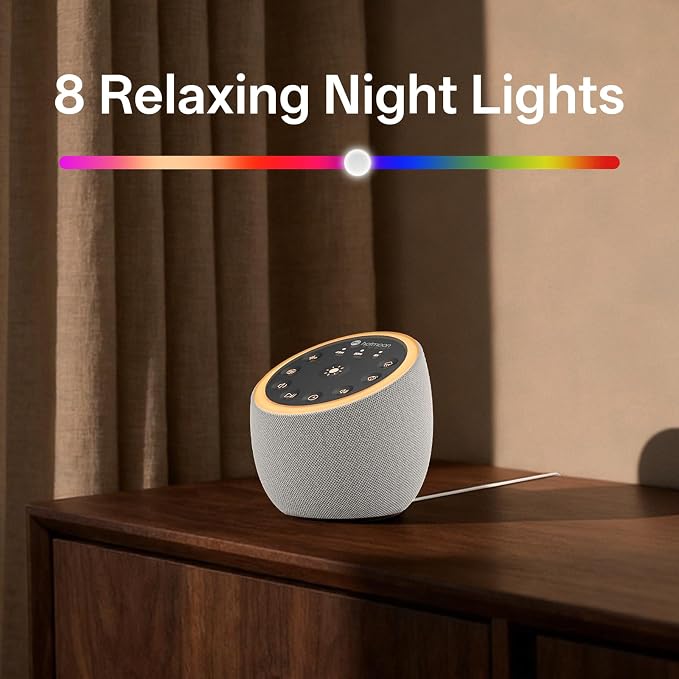 Hotmoon Sound Machine for Sleep, Cocoon 2 White Noise Sound Machine - Image 8