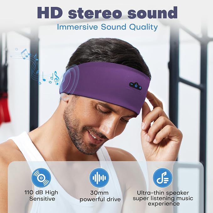 Sleep Headphones Bluetooth Headband - Image 3