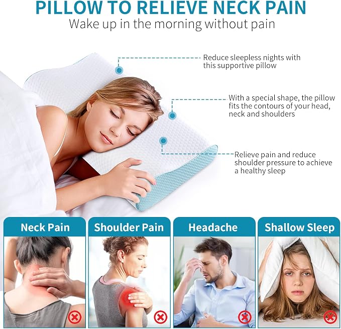 Memory Foam Pillows Neck Pillow Bed Pillow - Image 6