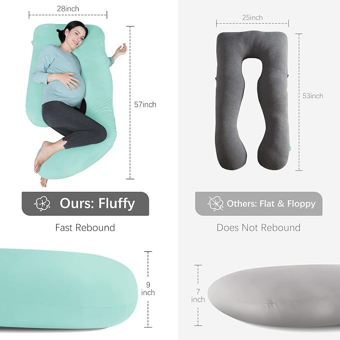 MOON PARK Pregnancy Pillows for Sleeping - Image 7