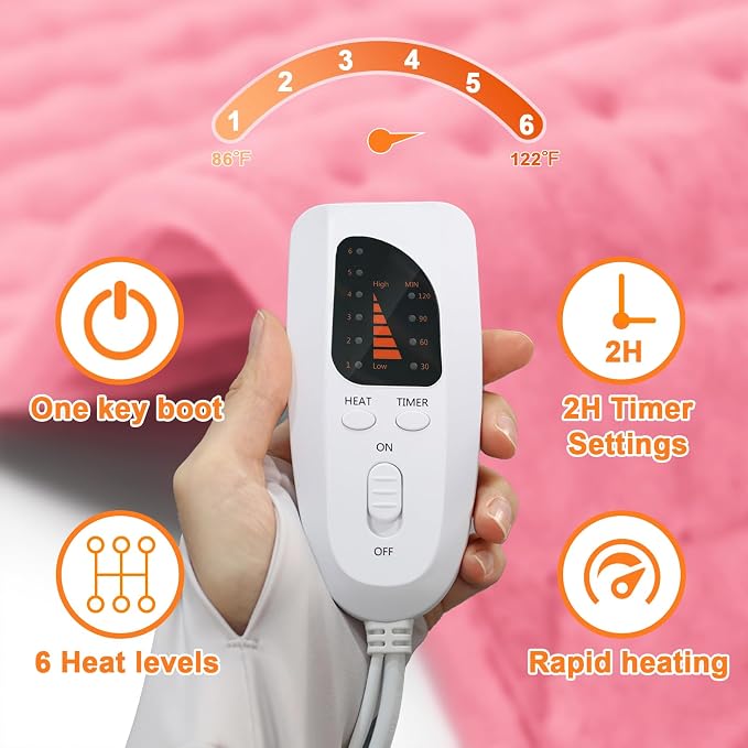 Deepsoon Heating Pad, Electric Heating Pads - Image 4
