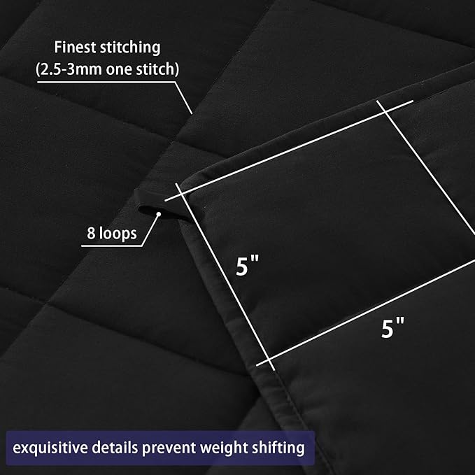 yescool Weighted Blanket for Adults Cooling Heavy Blanket for Sleeping Perfect - Image 4
