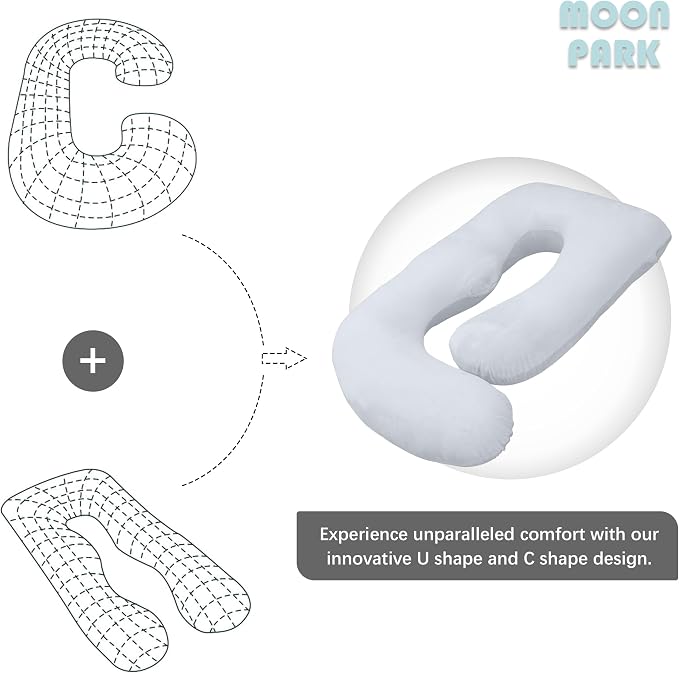 MOON PARK Pregnancy Pillows for Sleeping - Image 5
