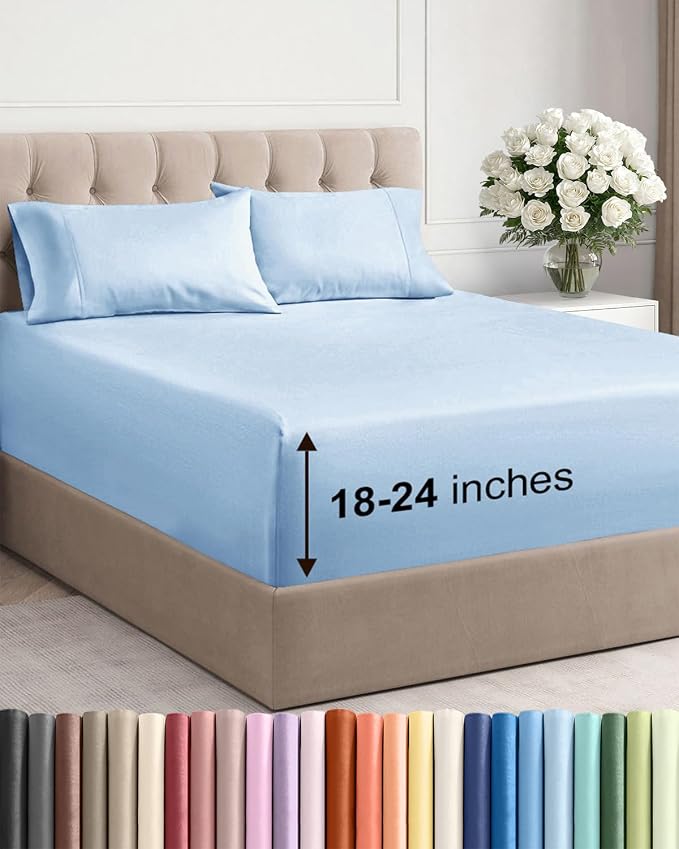 Extra Deep Twin Sheet Set by CGKUnlimited