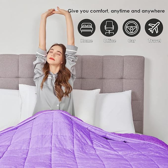 yescool Weighted Blanket for Adults Heavy Blanket for Sleeping Perfect for - Image 4