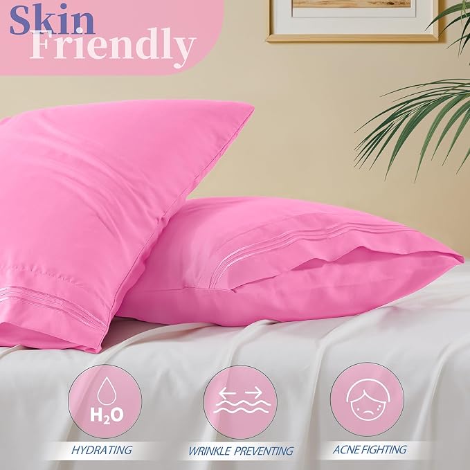 Vonty 2 Pack Queen Pillow Cases - Image 3