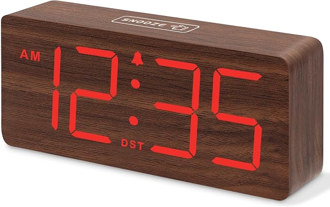 DreamSky Wooden Digital Alarm Clock by DreamSky