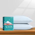 XOOX Linen 100% Egyptian Cotton Queen Pillow Cases Set of 2 by XOOXLinen