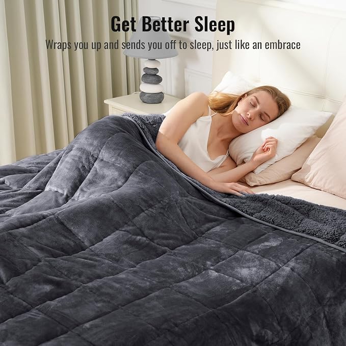Uttermara Weighted Blankets for Adults Queen Size, 20lbs 60x80 inches Blanket - Image 3
