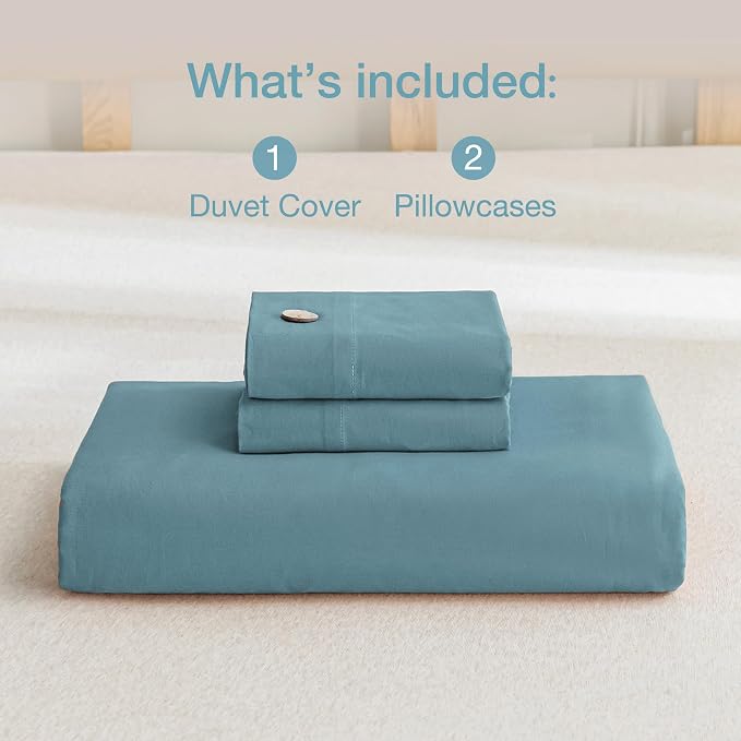 JELLYMONI Cotton Duvet Cover Cal King Size - Image 8