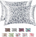 MR&HM Satin Pillowcase for Hair and Skin, Silk Satin Pillowcase 2 Pack by MRHM