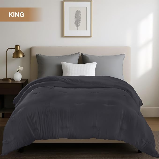 Utopia Bedding Comforters King Size, All Season Duvet Insert, Down Alternative - Image 3