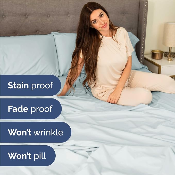 King Size 4 Piece Sheet Set - Image 5