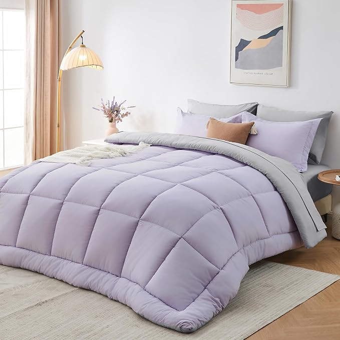 Sasttie Twin Comforter Set, 5 Pieces Reversible Bed in a Bag Twin, Complete by SASTTIE