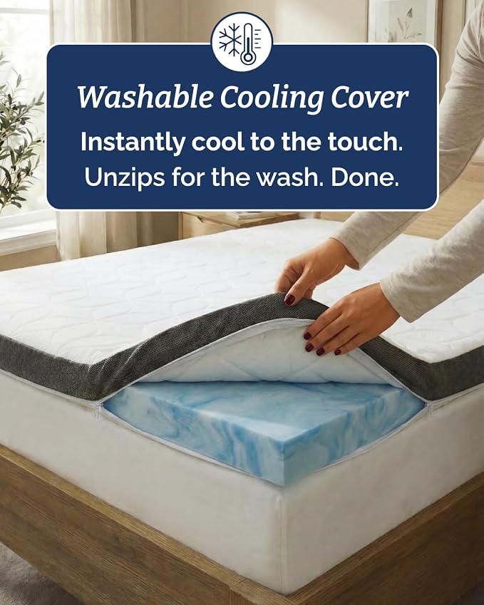 Memory Foam Mattress Topper - Image 5