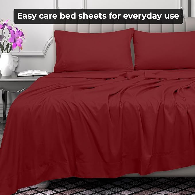 Royale Linens Twin XL Flat Sheet - Image 7