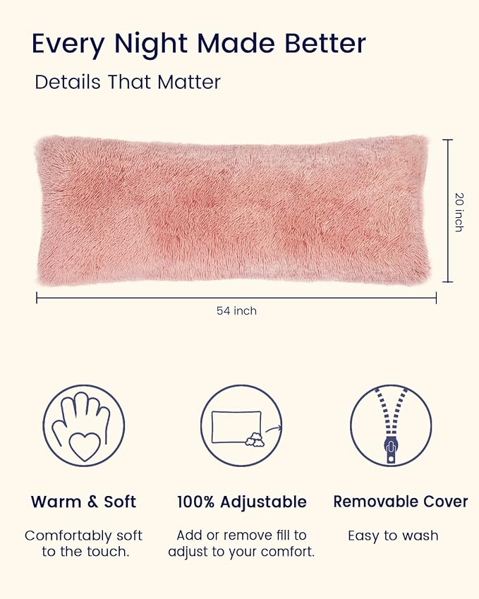 ZonLi Fluffy Body Pillow, Full Body Pillows - Image 5